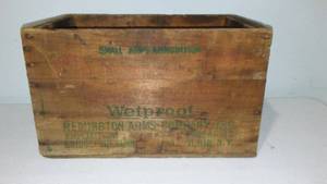 Vintage Remington Arms Company Inc. Ammunition Box.