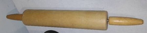 Vintage Magnify Glass (2) And Rolling Pin.