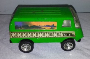 Vintage 1970s Tonka Pressed Steel Toy Van.