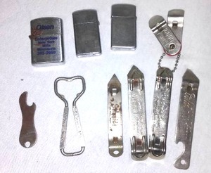 Variety Of Can Openers And Bic Lighters (10)