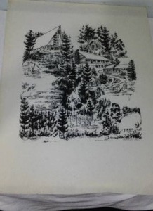 Gail Marcelius 1962 Print. Now Gail de Marcken.