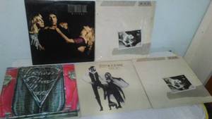 Fleetwood Mac (5) 12 Inch Vinyl Record Albums.