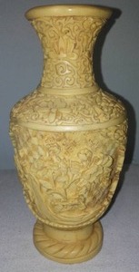 Norleans Hand Carved Vase. 1930