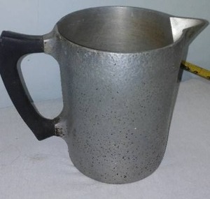 Cast Aluminum Pitcher.