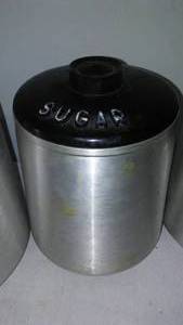 Vintage Aluminum Canister