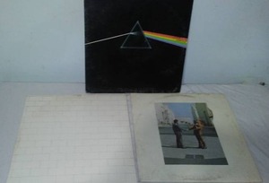Pink Floyd (3) 12 Inch Vinyl Record Albums.
