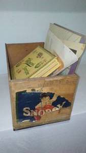 SNOBOY Apple Crate with Misc.
