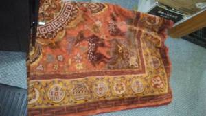 Vintage 70�s Area Rug or Wall Hanging.