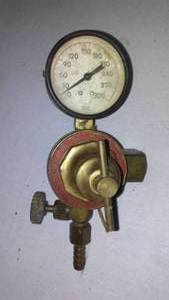 Vintage Brass Regulator Model P55.