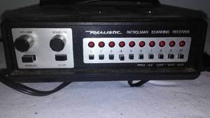 Realistic Police Scanning Receiver.