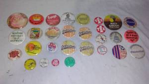 Stick Pin Buttons.