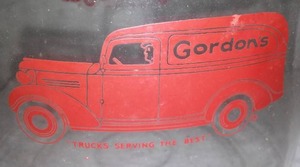 Gordon�s Glass Display Jar 8 X 8.