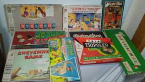Vintage Board Games.
