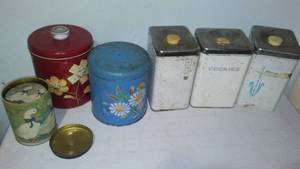 Vintage Canisters.