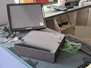 lot 301 image: Partner POS System - Monitor, Epson M129H Printer, Volcora Cash Drawer, Keyboard
