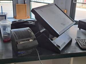 lot 304 image: Partner POS System - Monitor and Printer PT-6910