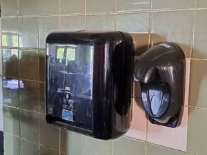 lot 316 image: Tork Intuition Paper Towel Dispenser, Soap Dispenser