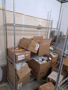lot 356 image: Wire Storage Rack 3-shelf