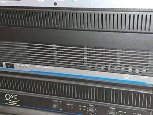 lot 53 image: QSC Rack-Mount Professional Stereo Amplifier 1400