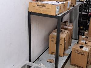 lot 153 image: Metal Storage Shelving Unit