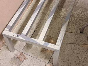 lot 166 image: Kel Max Equipment NSF Aluminum WorkStorage Platform