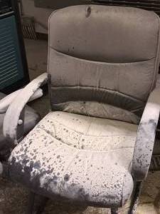 lot 171 image: Padded Office Entry Arm Chair