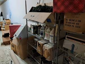 lot 196 image: Wire Shelving Unit
