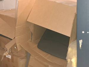 lot 222 image: Lot of  Assorted Parts for Theatre Seats - Back Rests, Seats