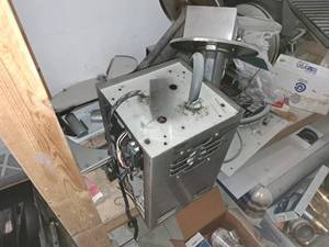 lot 252 image: Contents of Shelf - Building Materials, Food Machine