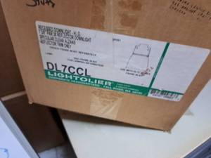 lot 292 image: Lot of  Misc. Lighting Parts and Accessories - Recessed Downlight HID, 4-Jay MR-8 Drywall Mounting Ring, Lightolier