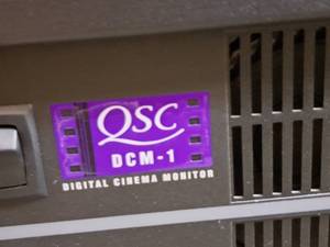 lot 294 image: QSC DCM-1 Digital Cinema Monitor