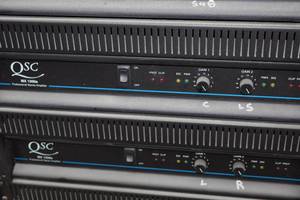 lot 117 image: QSC Rack-Mount Professional Stereo Amplifier MX 1500a