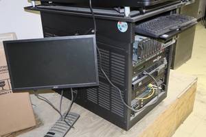 lot 128 image: Server Tower with Tripp-Lite Power Strip, Acer 20 Monitor, Keyboard
