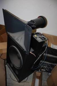 lot 532 image: EV Low Frequency Speaker System Stereo Speaker TL606AXT with CrossoverEqualizer XEQ808