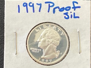 1997-S Washington Quarter Silver Proof