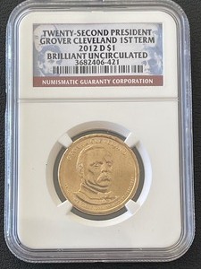 2012-D Grover Cleveland Dollar NGC Brilliant Uncirculated