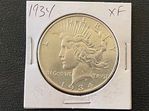 1934 Peace Dollar XF
