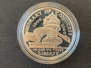 2000-P Library of Congress Silver Dollar 53,264 Minted