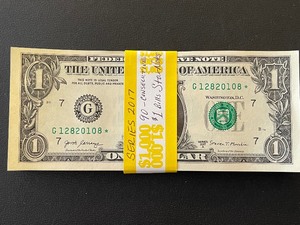 90 Uncirculated $1 Dollar Star Notes