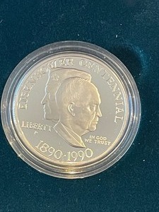 1990-P Eisenhower Centennial Silver Dollar Proof