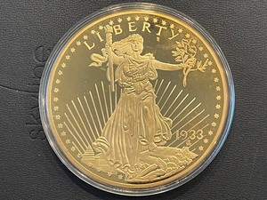 Jumbo St. Gaudens $20 Dollar Gold Coin Replica
