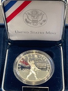 2006-P Benjamin Franklin Silver Dollar 58,000 Minted