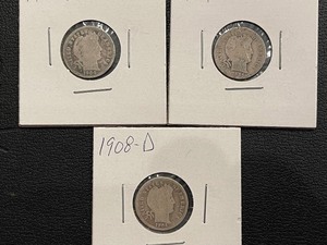 Barber Silver Dimes