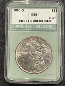 1883-O Morgan Dollar NTC MS61