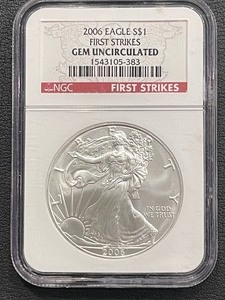 2006 Silver Eagle NGC Gem Uncirculated First Strike