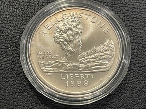 1999-P Yellowstone Silver Dollar 82,563 Minted