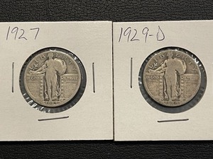 Standing Liberty Quarters