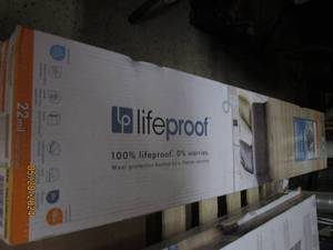 5 cases of lifeproof high traffic rigid core vinyl plank flooring 7 planks per case color is dusk cherry