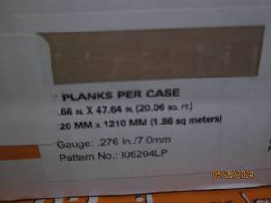 5 cases of lifeproof high traffic rigid core vinyl plank flooring 7 planks per case color is dusk cherry