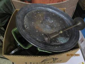 vintage serving trays and more...